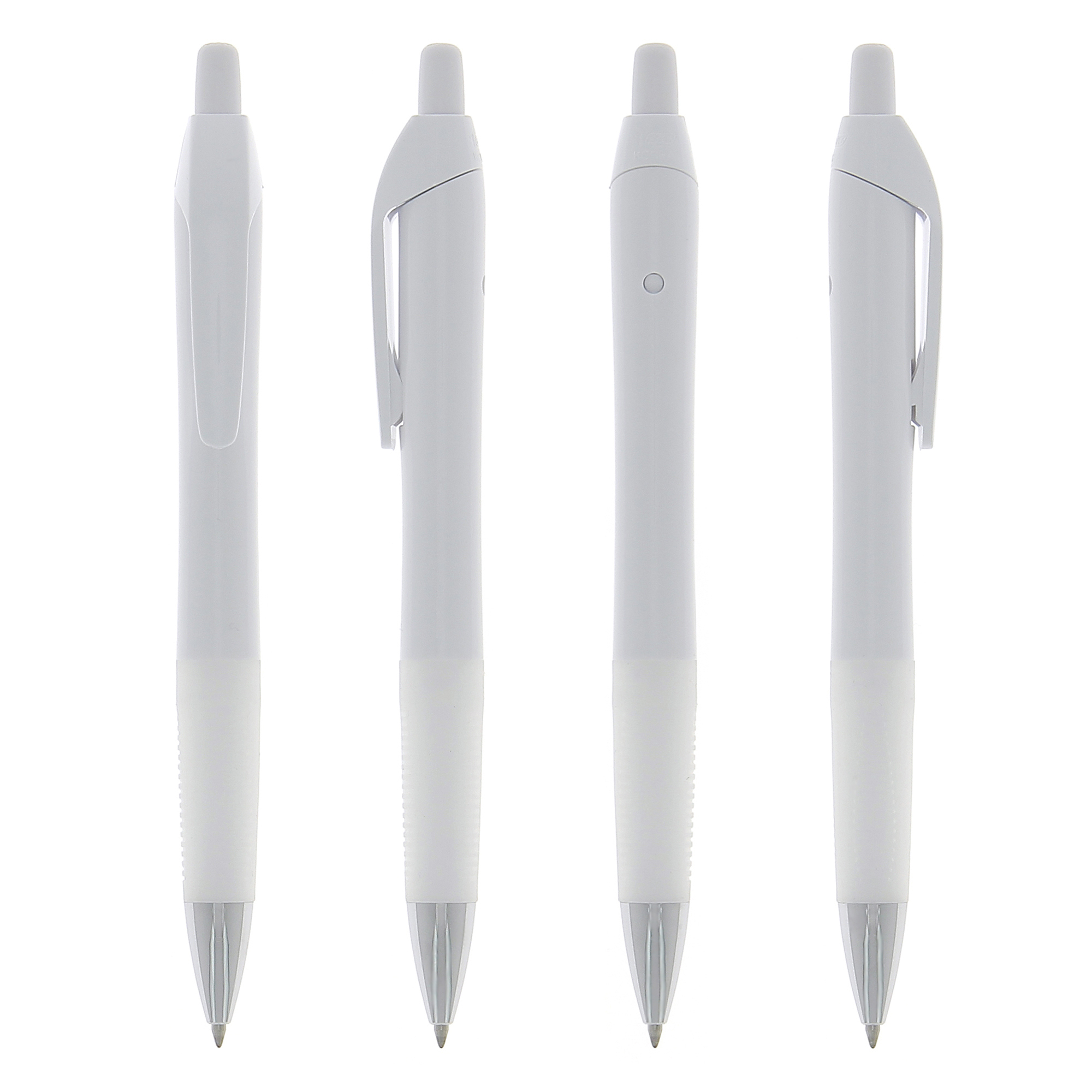Stylo-bille publicitaire BIC® Intensity® Gel Clic Blanc - Encre noire